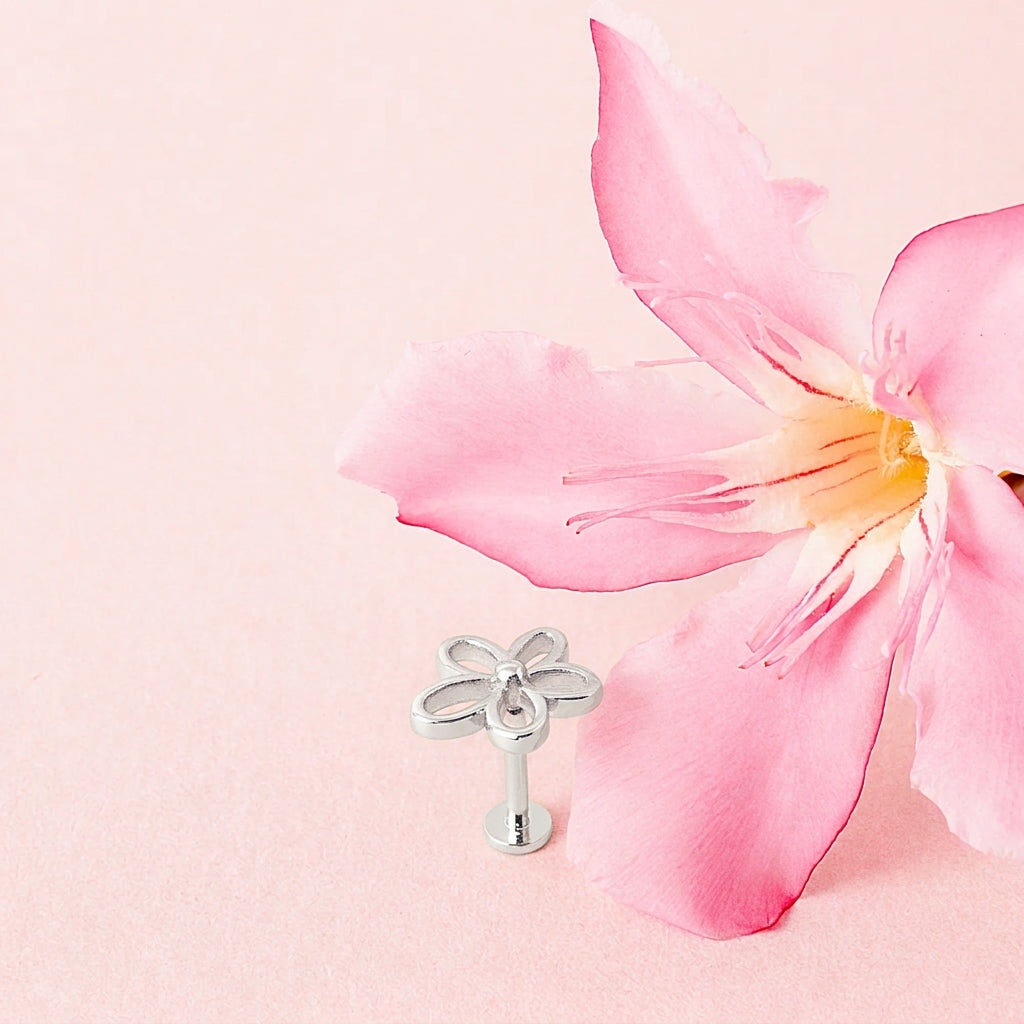 Anting Datar Bunga Mekar