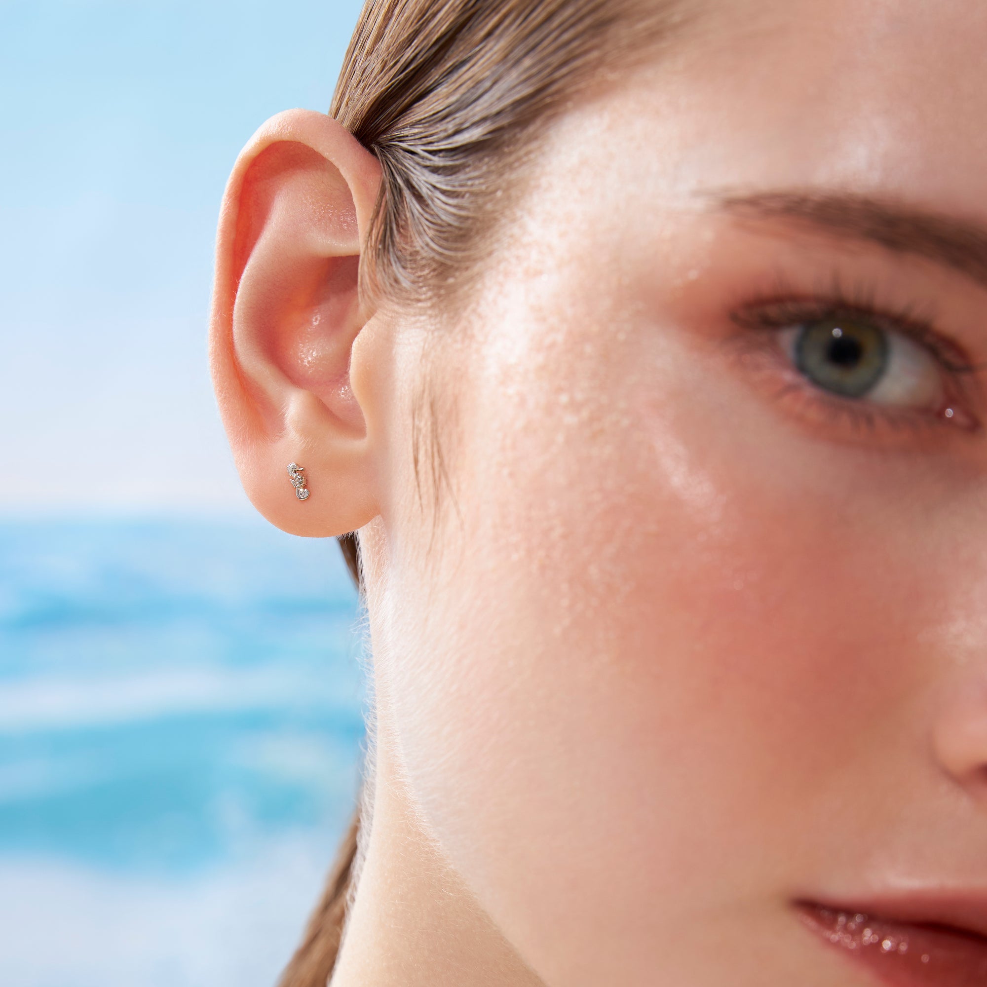 Color:White Gold
Option:Single
Option:Pair