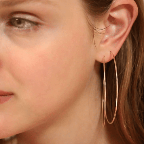 Oversized Endless Hoop Earrings – J&CO Jewellery Oversized Endless Hoop Earrings – J&CO Jewellery