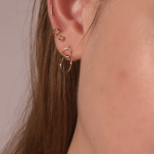 Link Of Love Stud Earrings