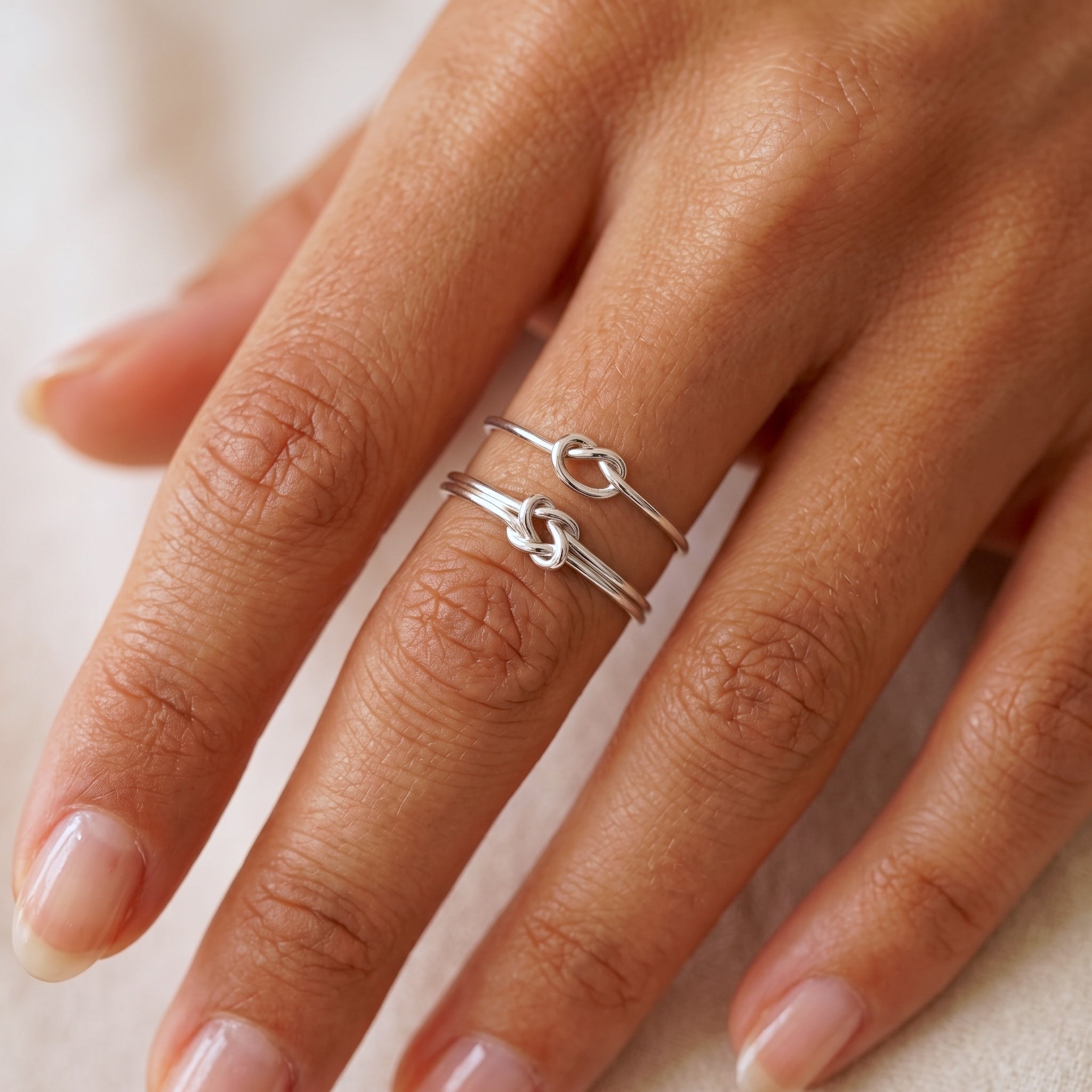 ラブノットリングシルバー – J&CO Jewellery