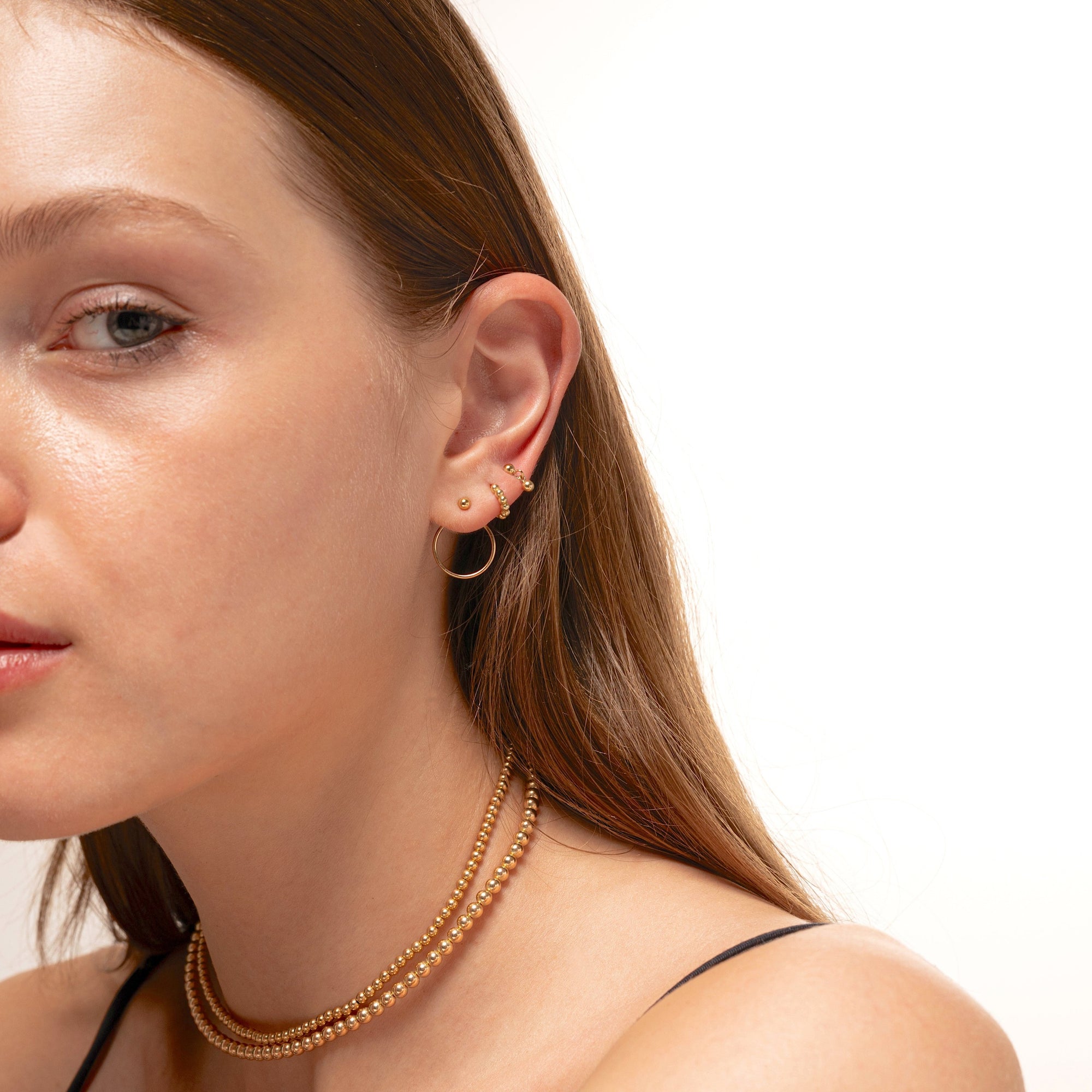 Color:Yellow Gold|Option:Single Color:Yellow Gold|Option:Pair 