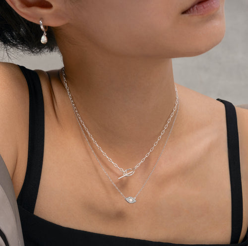 Opal Evil Eye Necklace