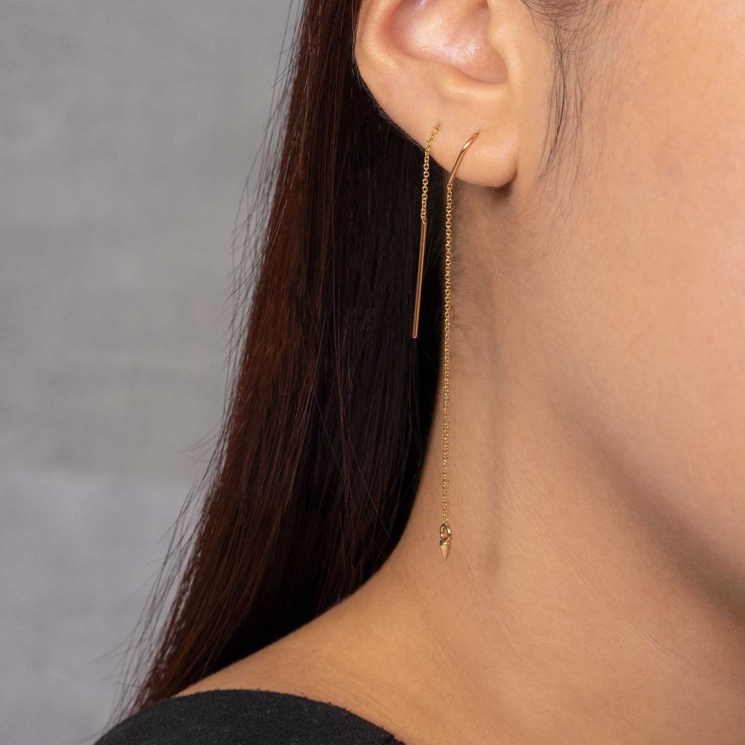 Piccolo orecchino a filo Spike