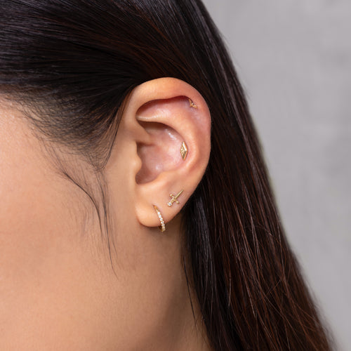 Color:Yellow Gold|Option:Pair Color:Yellow Gold|Option:Single 