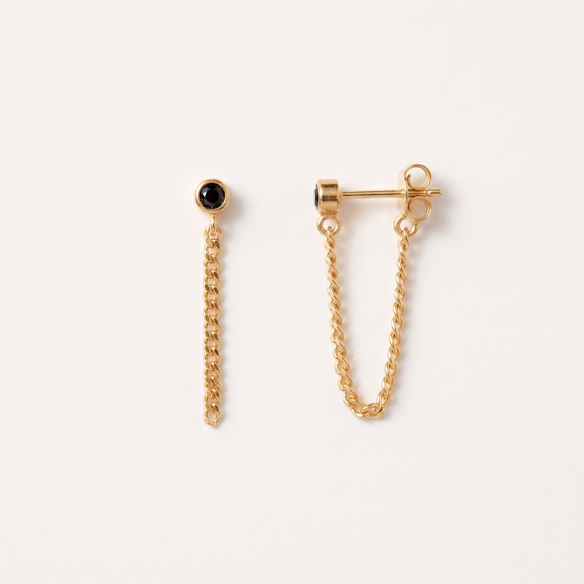 Boucles d'oreilles de la chaîne de trottoir