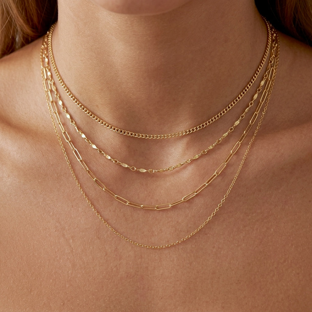 Statement Curb Chain Necklace