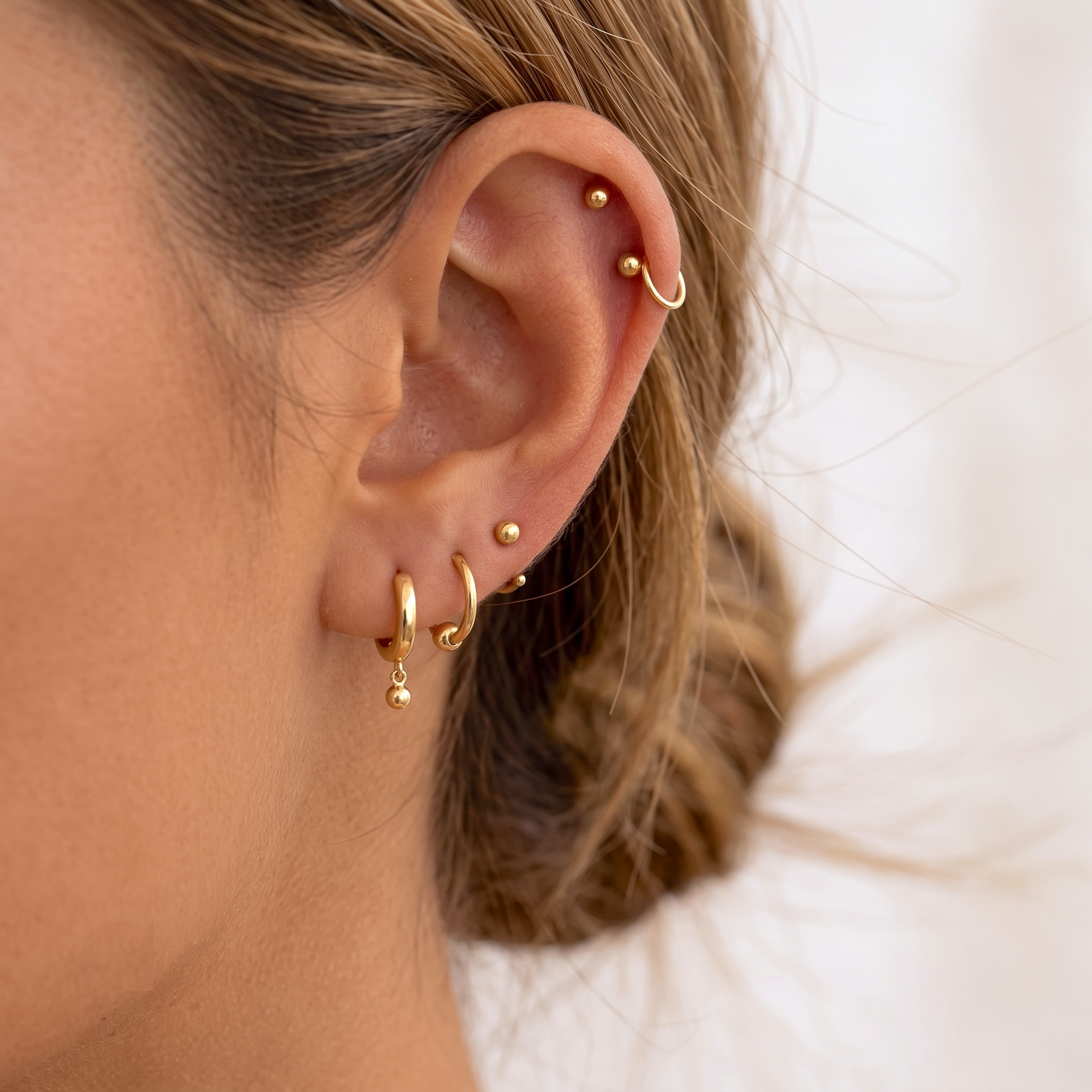 Boucles d'oreilles à balle à balles