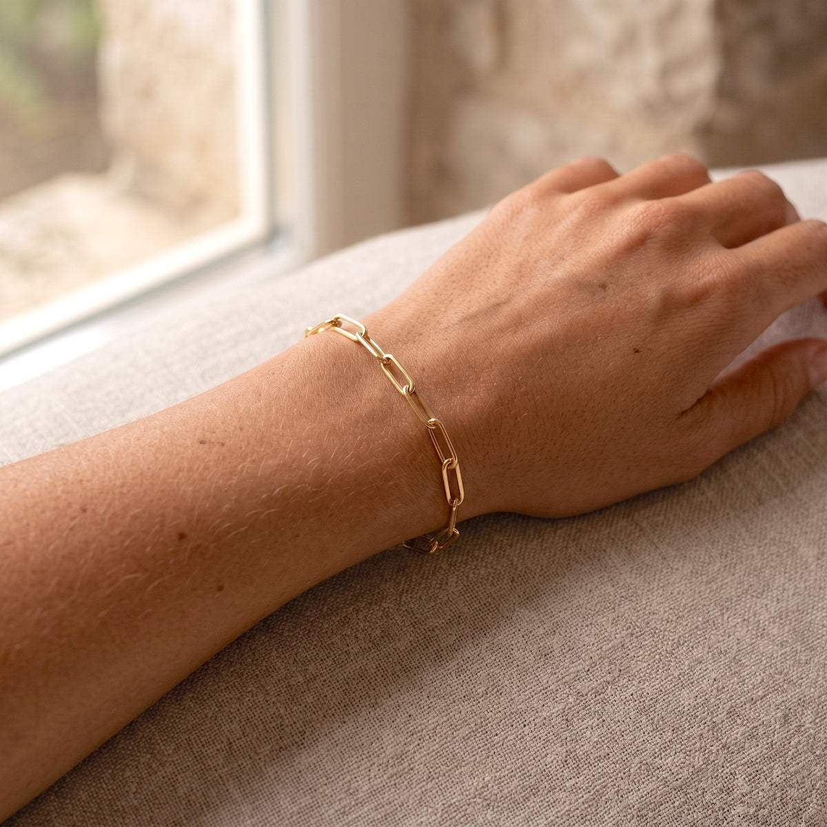 Muse -Papierclipkettenarmband