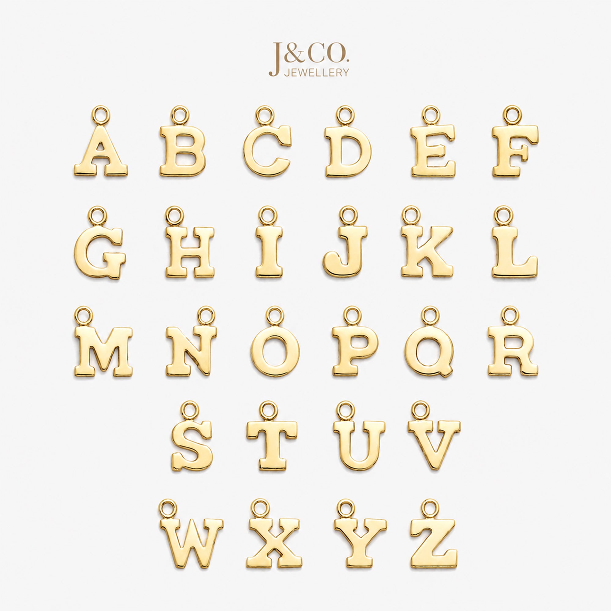 Boucles d'oreilles à lettres personnalisées