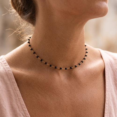 Black Spinel Choker