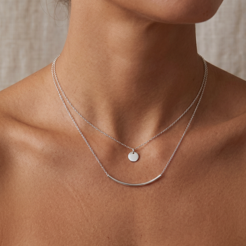 Little Disc Choker Necklace