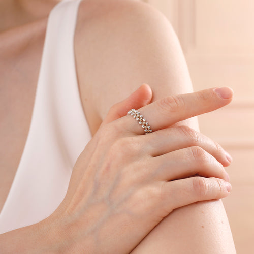 Two Tone Circlet Ring