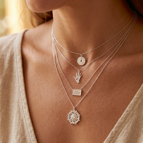 Collana con Palma dell'Occhio Maligno