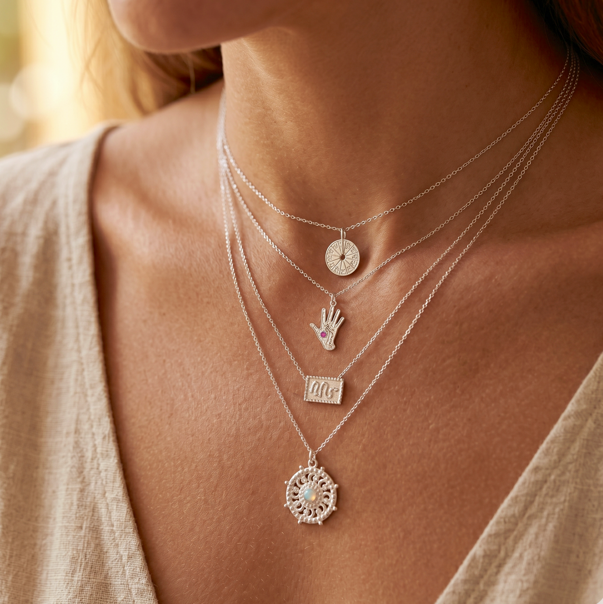 Amulet Wiel Hanger Ketting