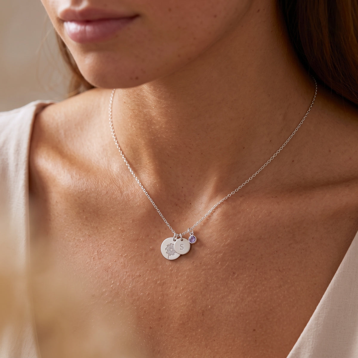 Collana floreale personalizzata