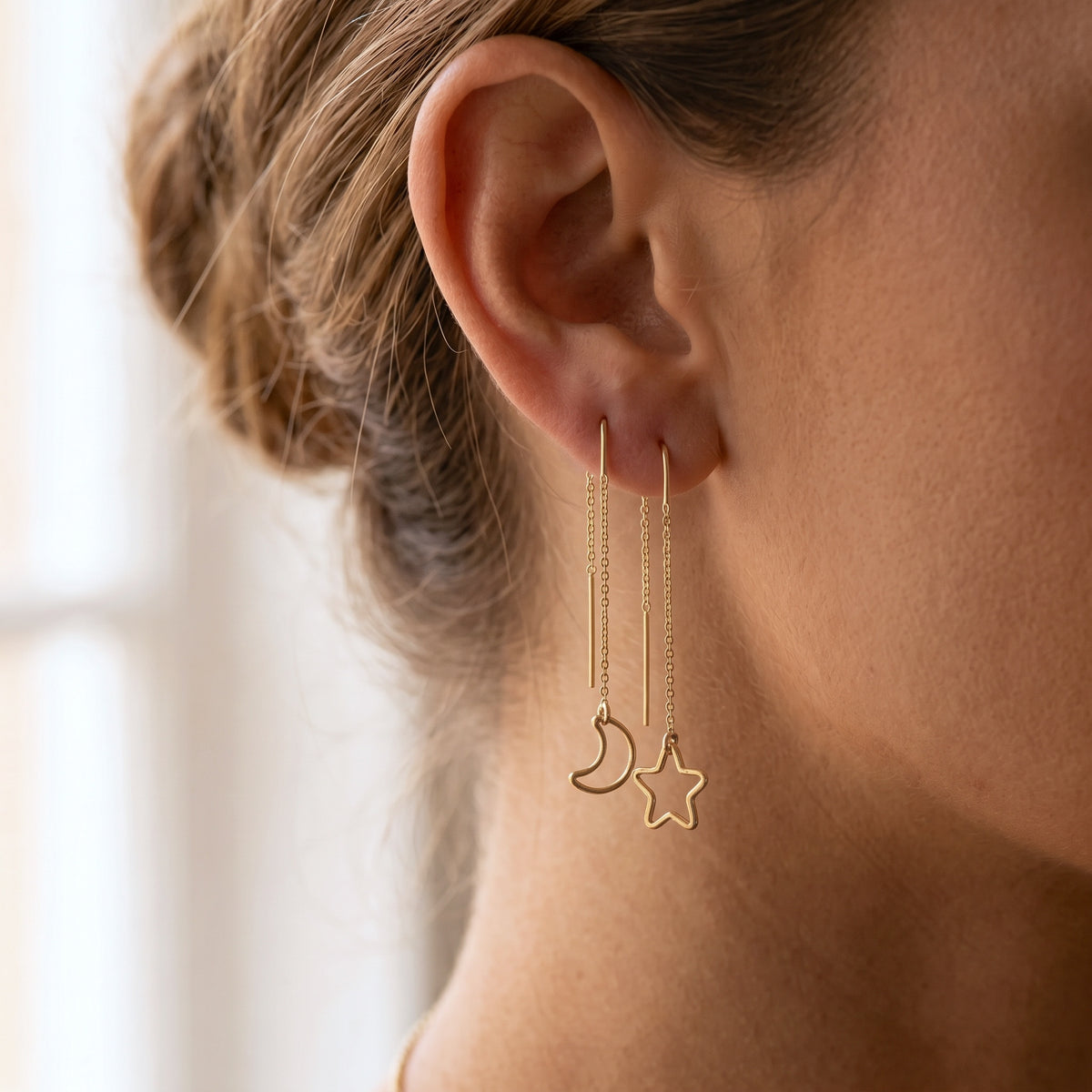 Celestial Threader Earrings