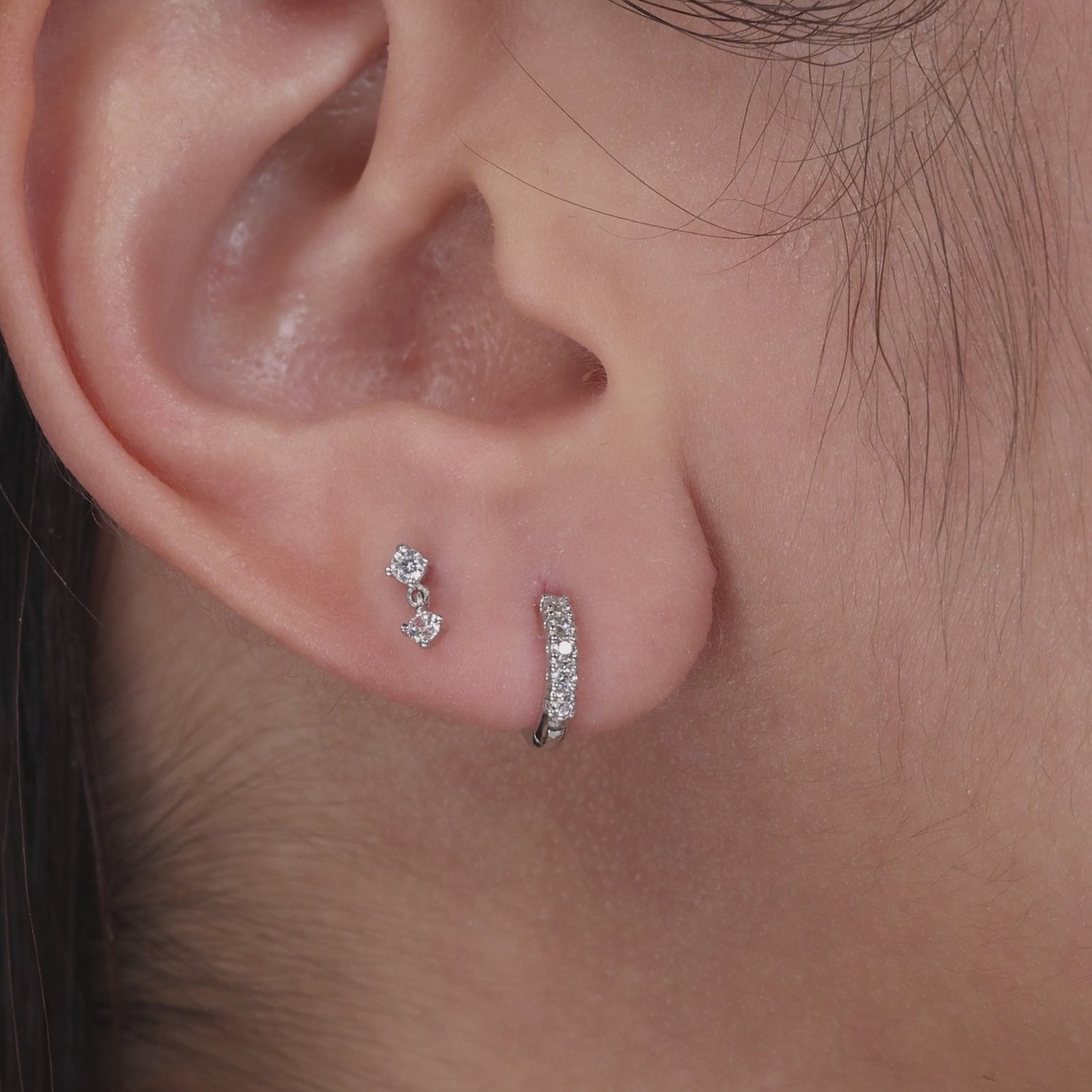 Color:White Gold|Option:Pair 
Color:White Gold|Option:Single