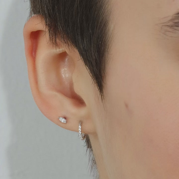 Color:Yellow Gold|Option:Pair Color:Yellow Gold|Option:Single Color:White Gold|Option:Pair Color:White Gold|Option:Single