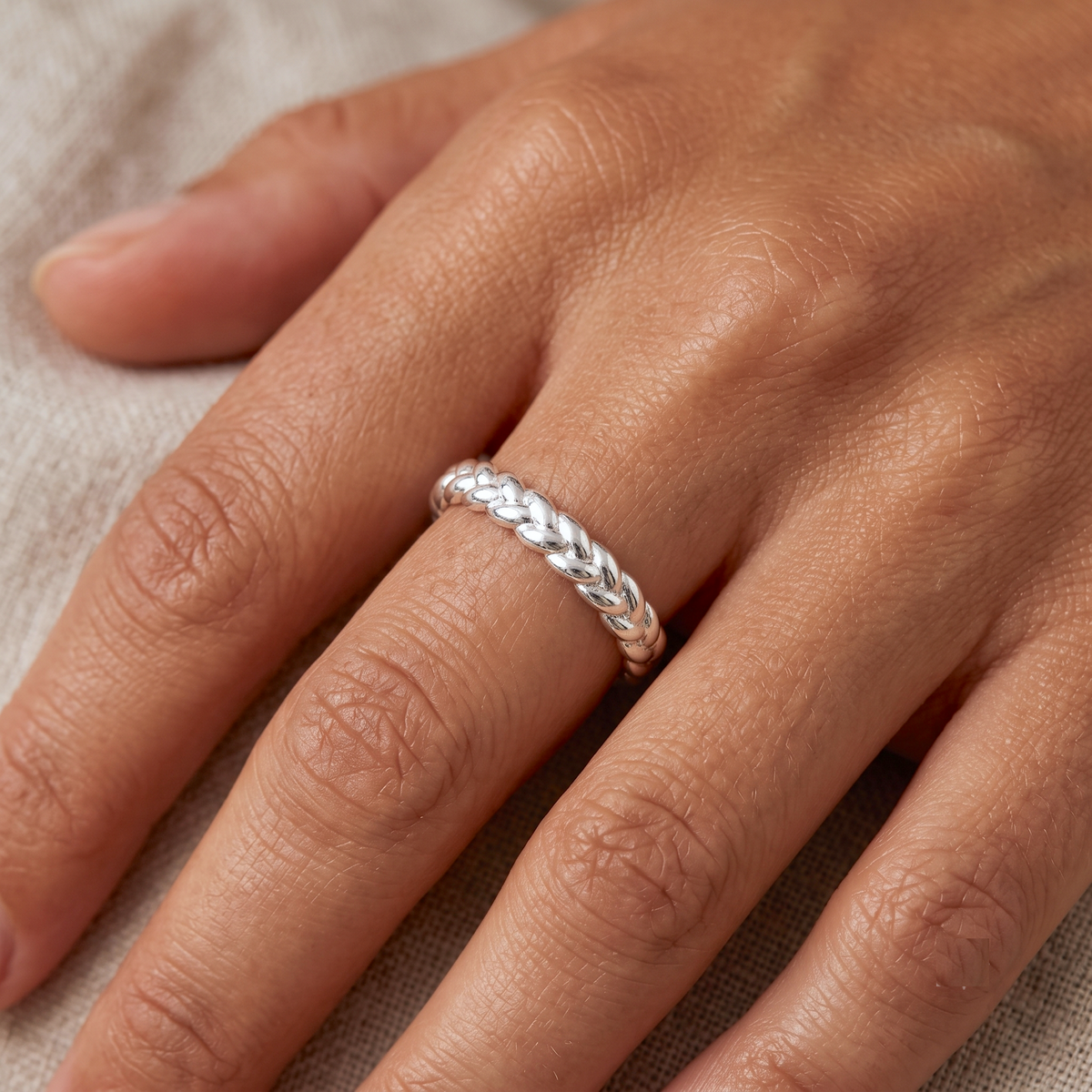 編み込みシルバーリング – J&CO Jewellery 編み込みシルバーリング – J&CO Jewellery