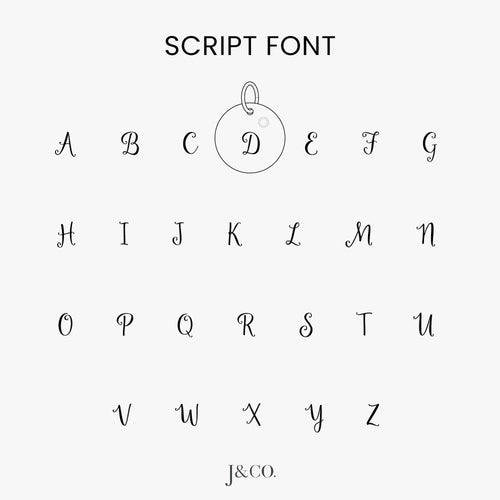 Personalized Initial Necklace with Set Birthstone