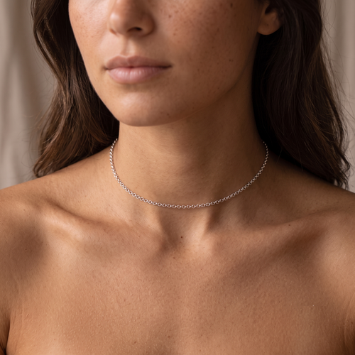Dainty Rolo Chain Choker