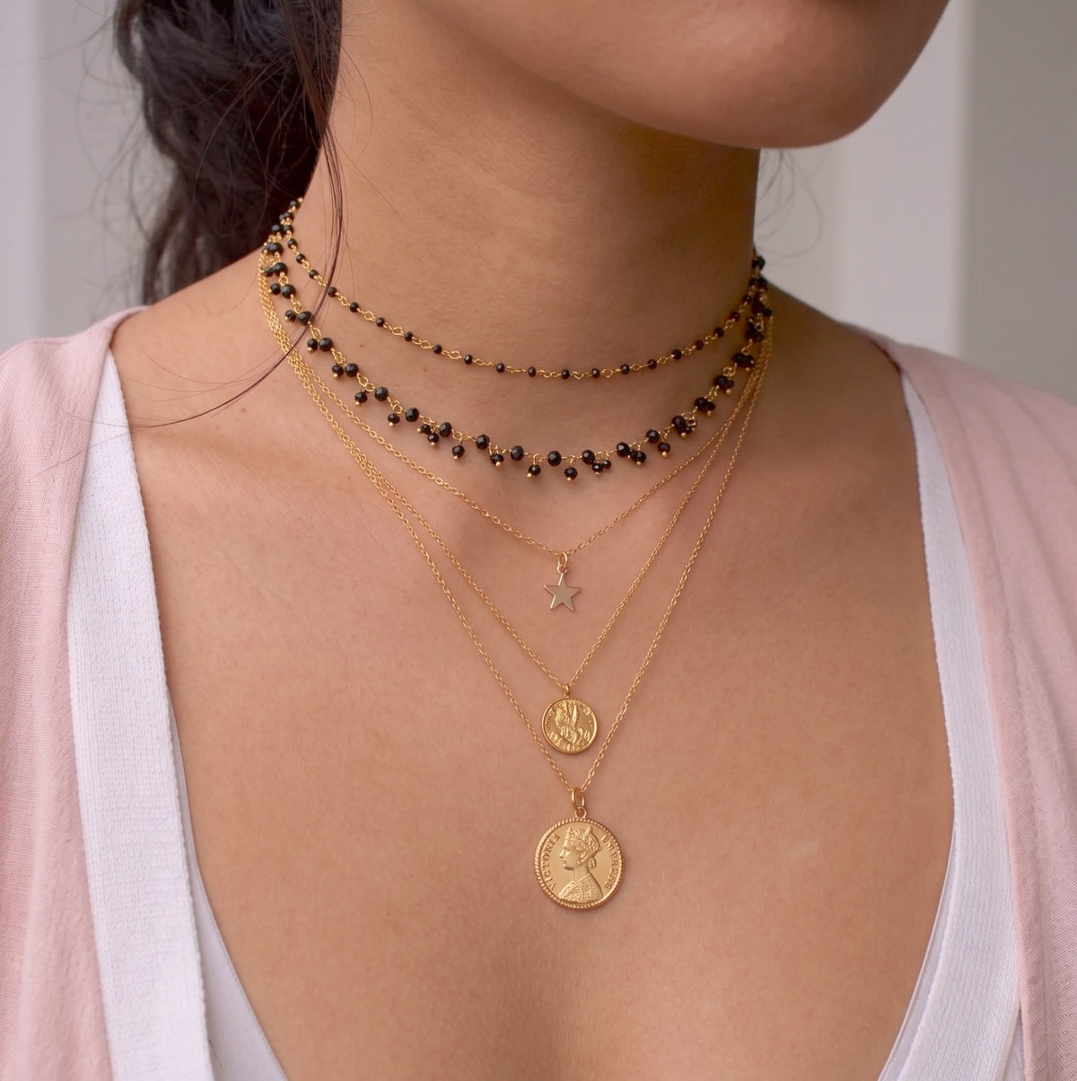 Black Spinel Choker