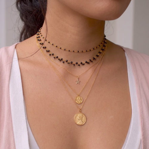 Black Spinel Choker