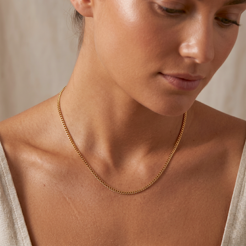 Collier de chaîne de trottoir de déclaration