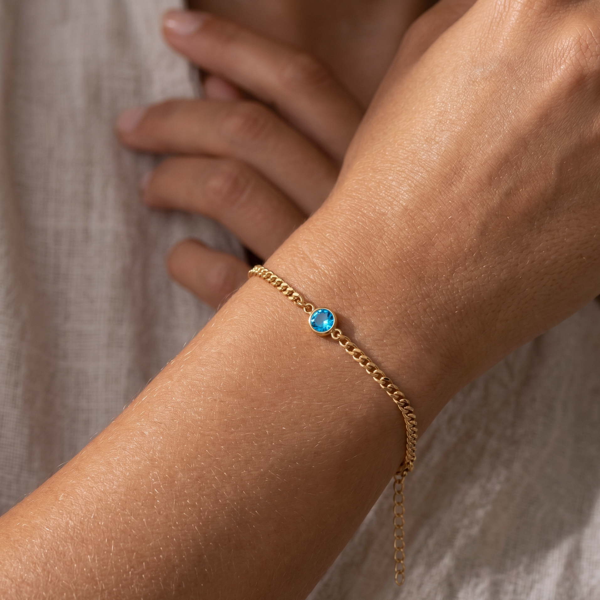 Bordsteinkette Benzelarmband