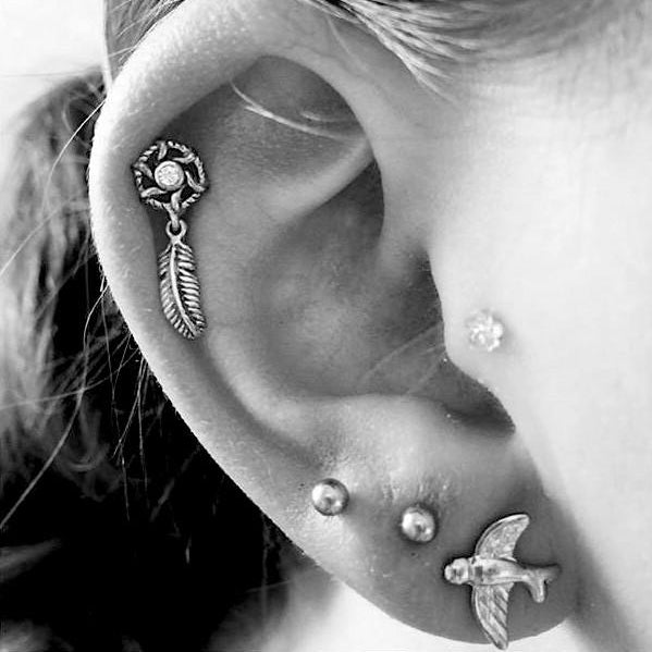 Dream catcher cartilage earring hotsell