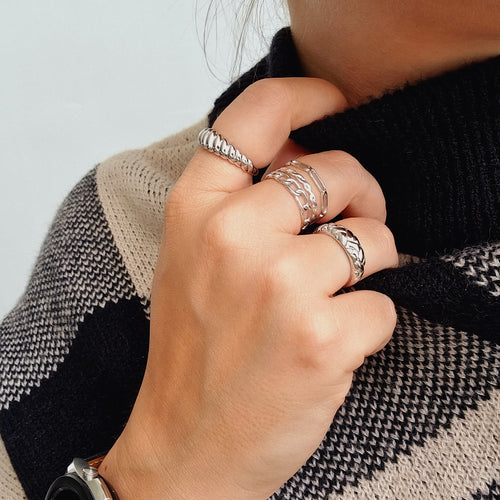 Weave Ring Silver