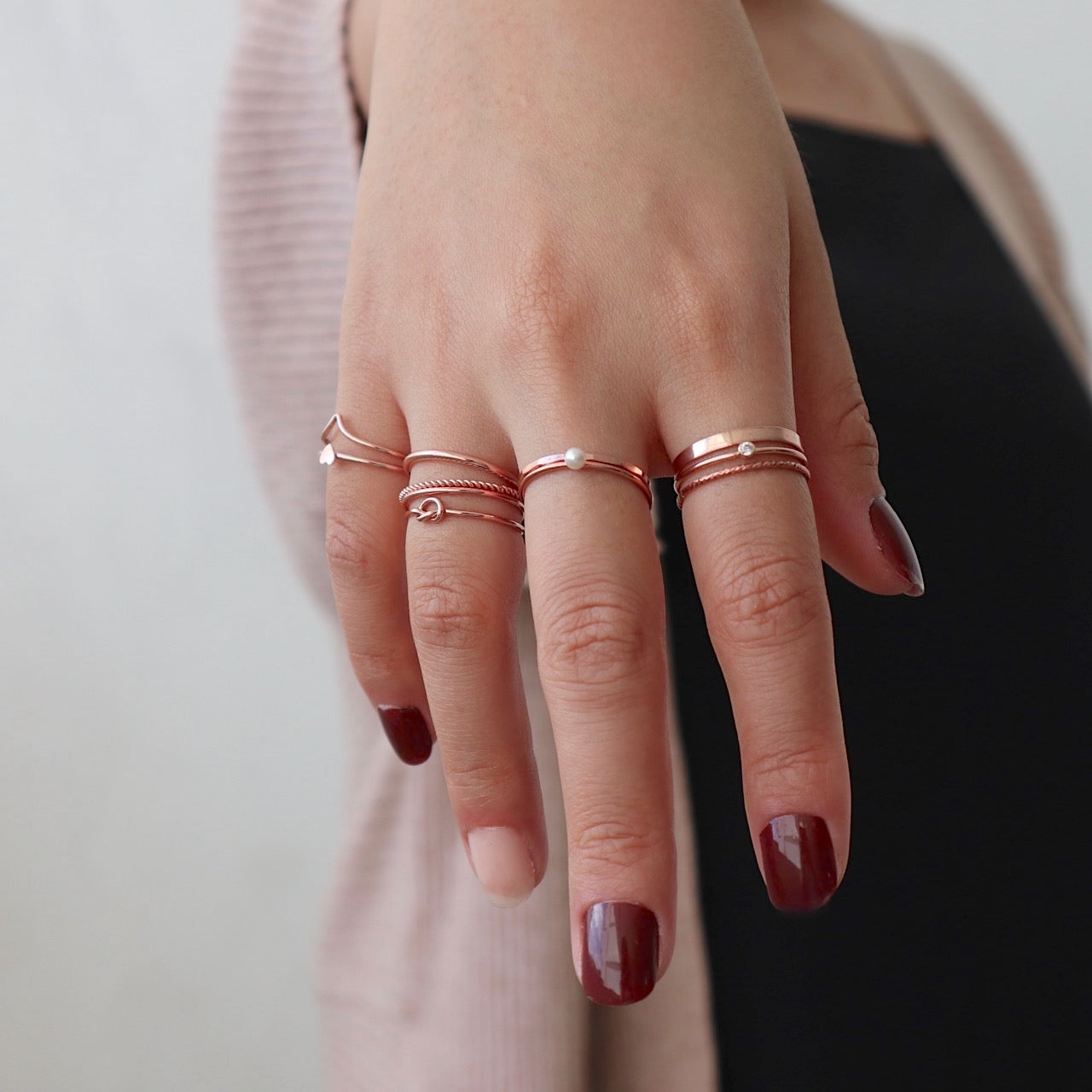 Stackers rose gold hotsell