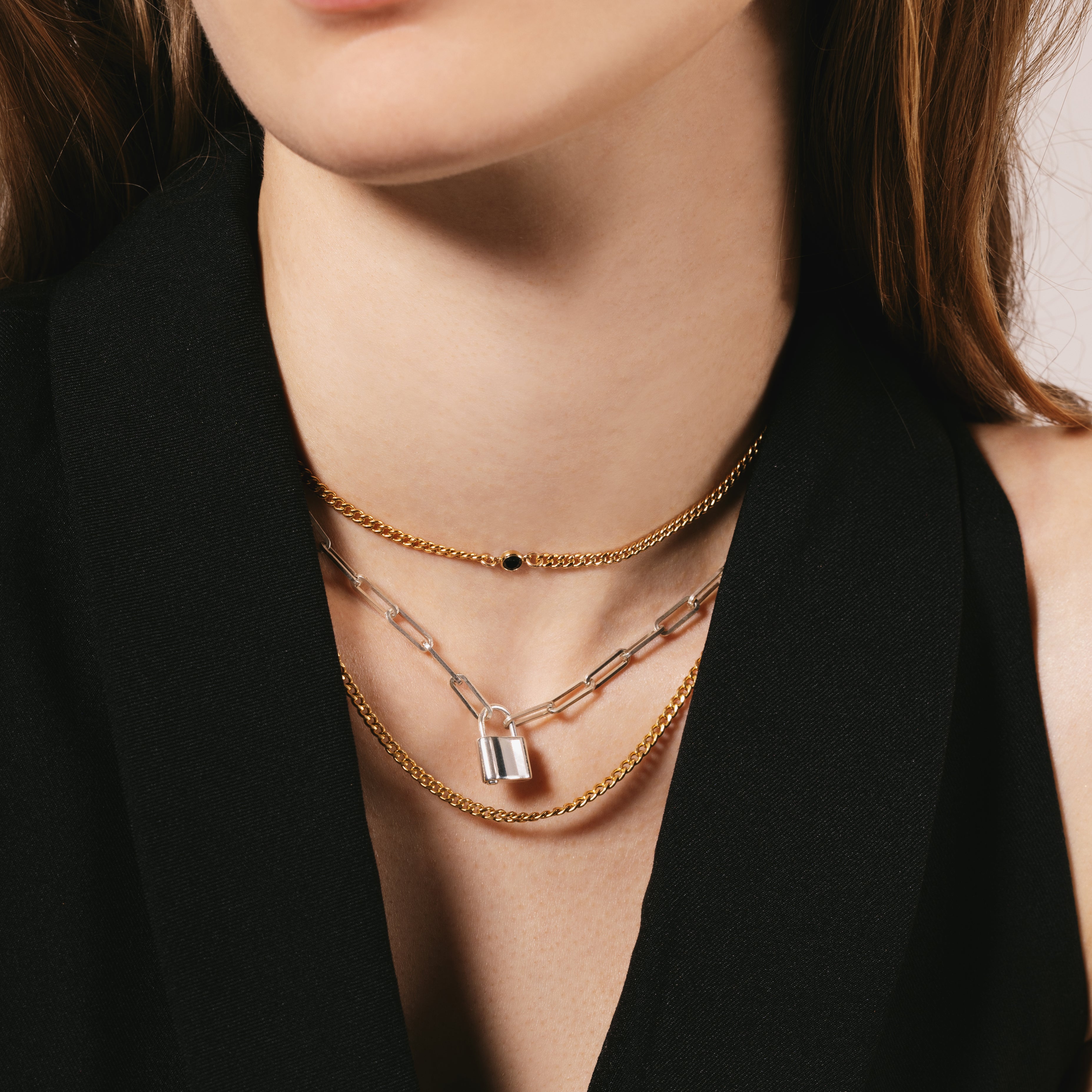 ステートメント縁石チェーンネックレス – J&CO Jewellery