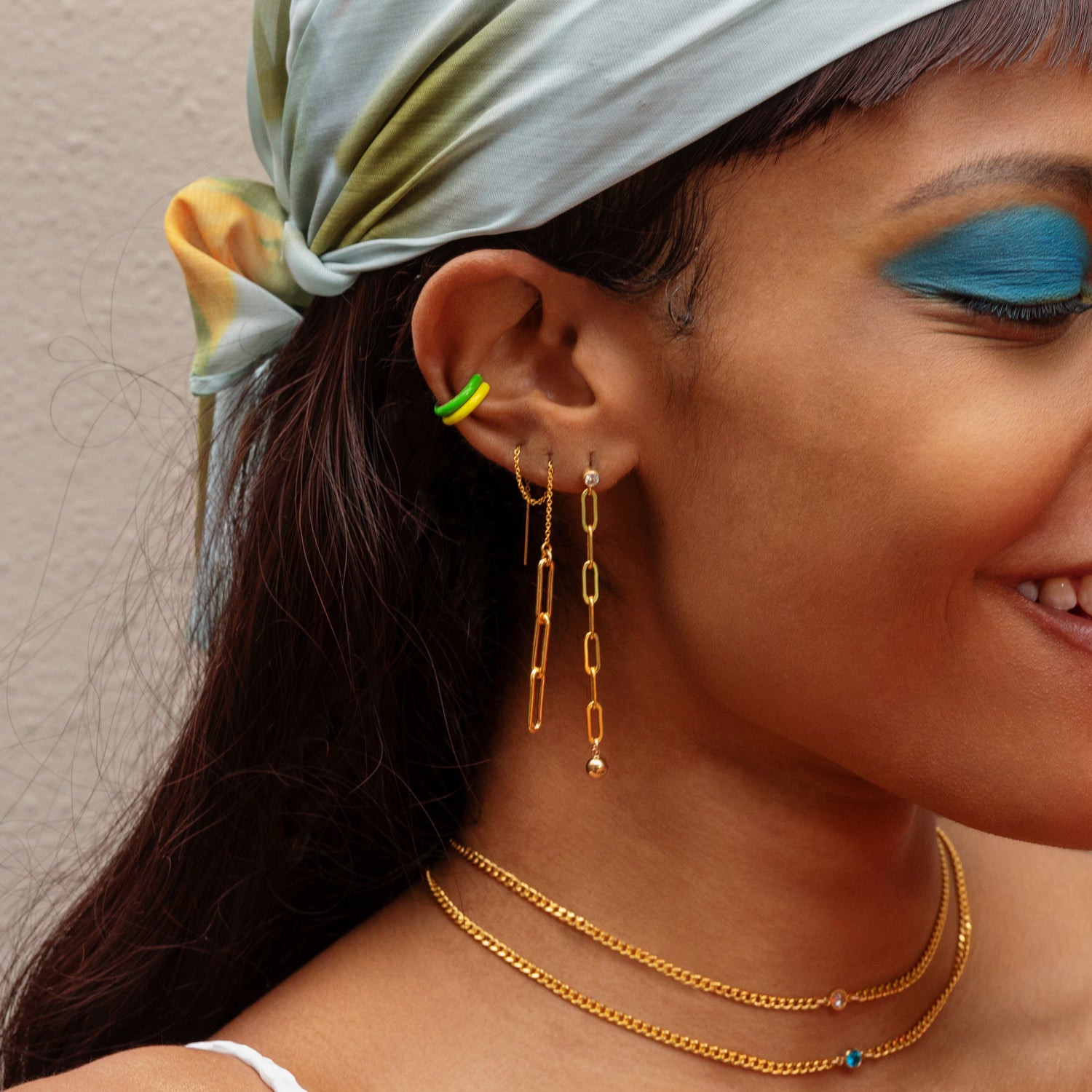 Muse Chain Threader Øreringe