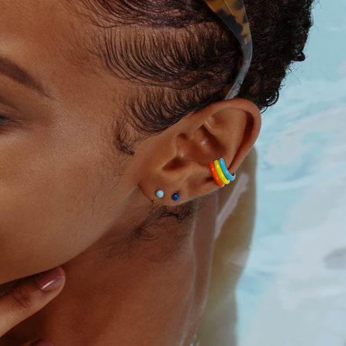 Neon Yellow Ear Cuff J CO Jewellery