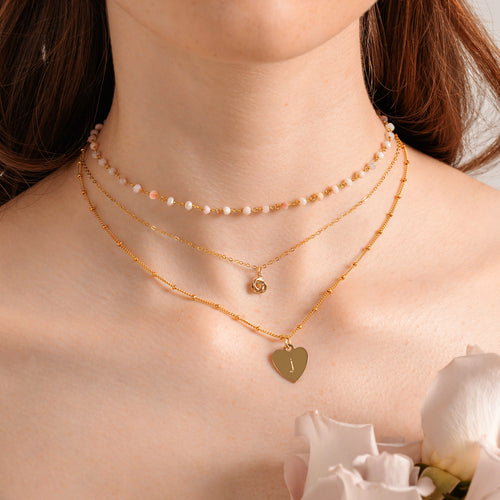 Pink Opal Rosary Choker
