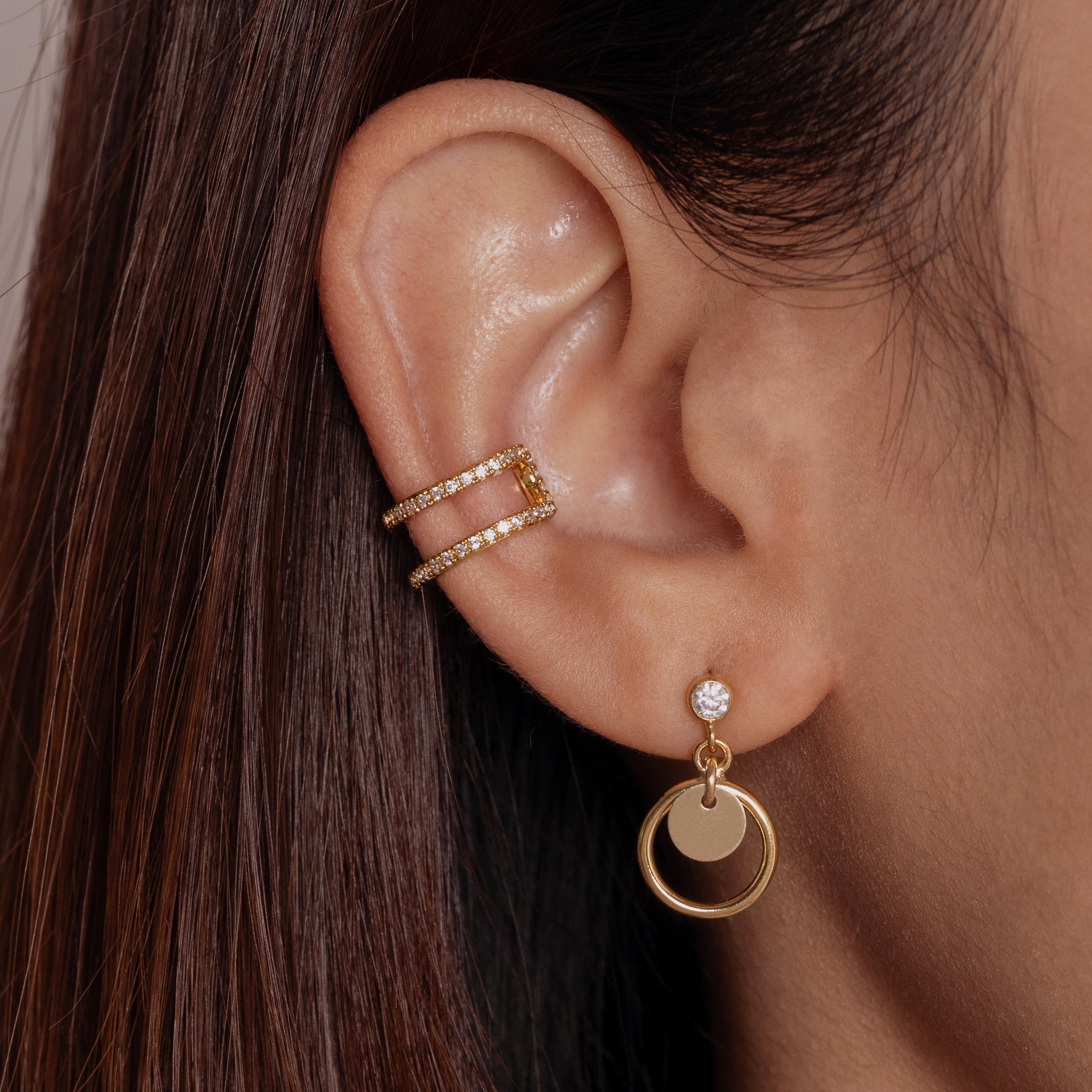 Classic Diamante Ear Cuff