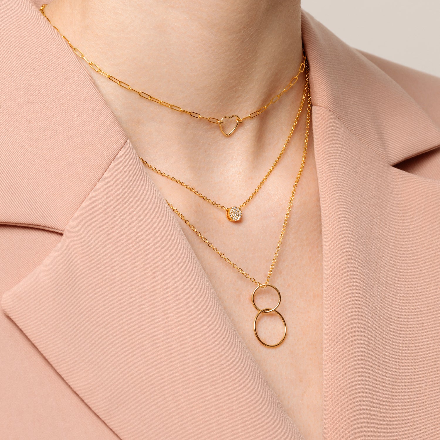 Links of Love Dangle Necklace