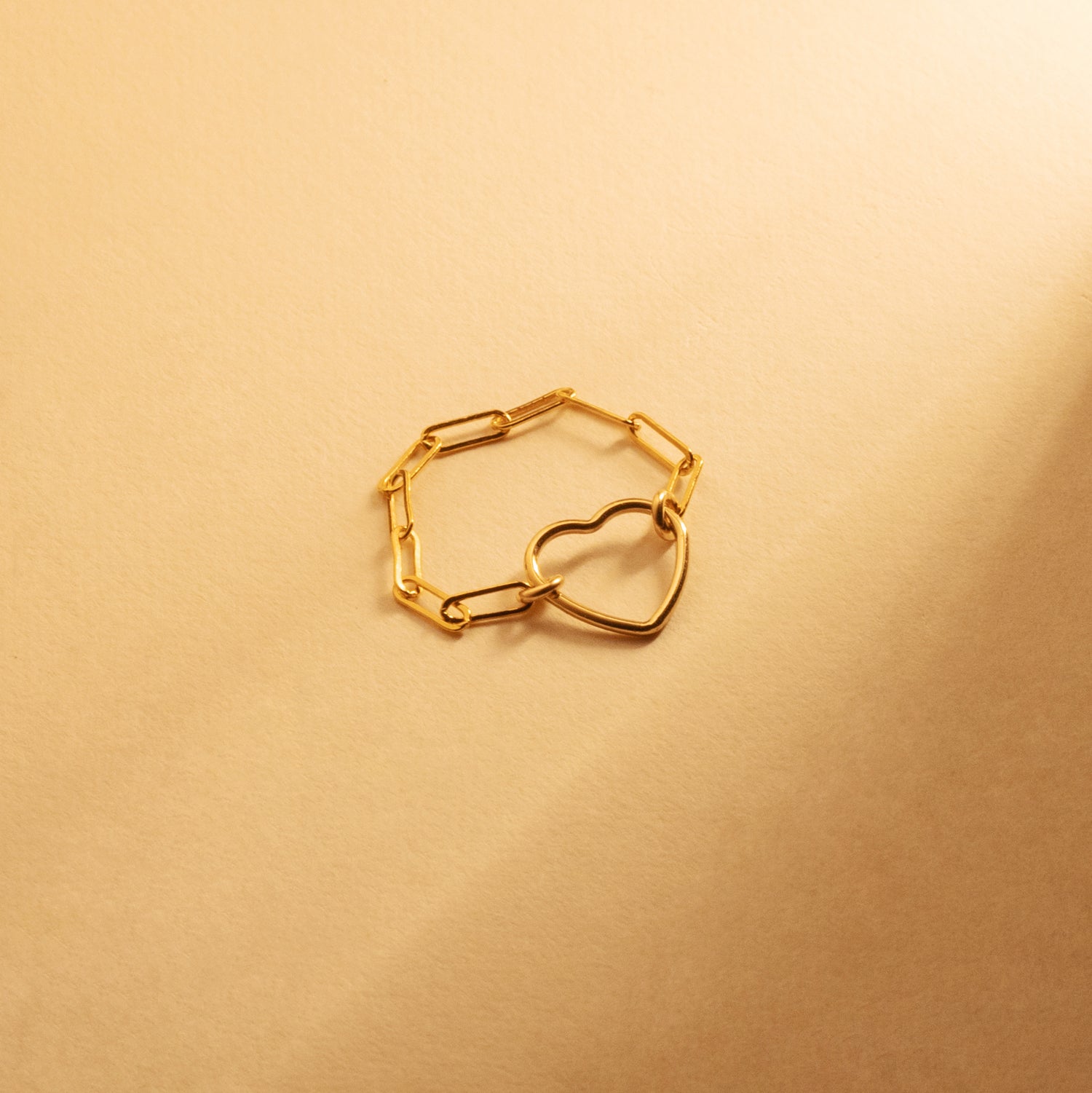 Val op Liefde Ketting Gouden Ring