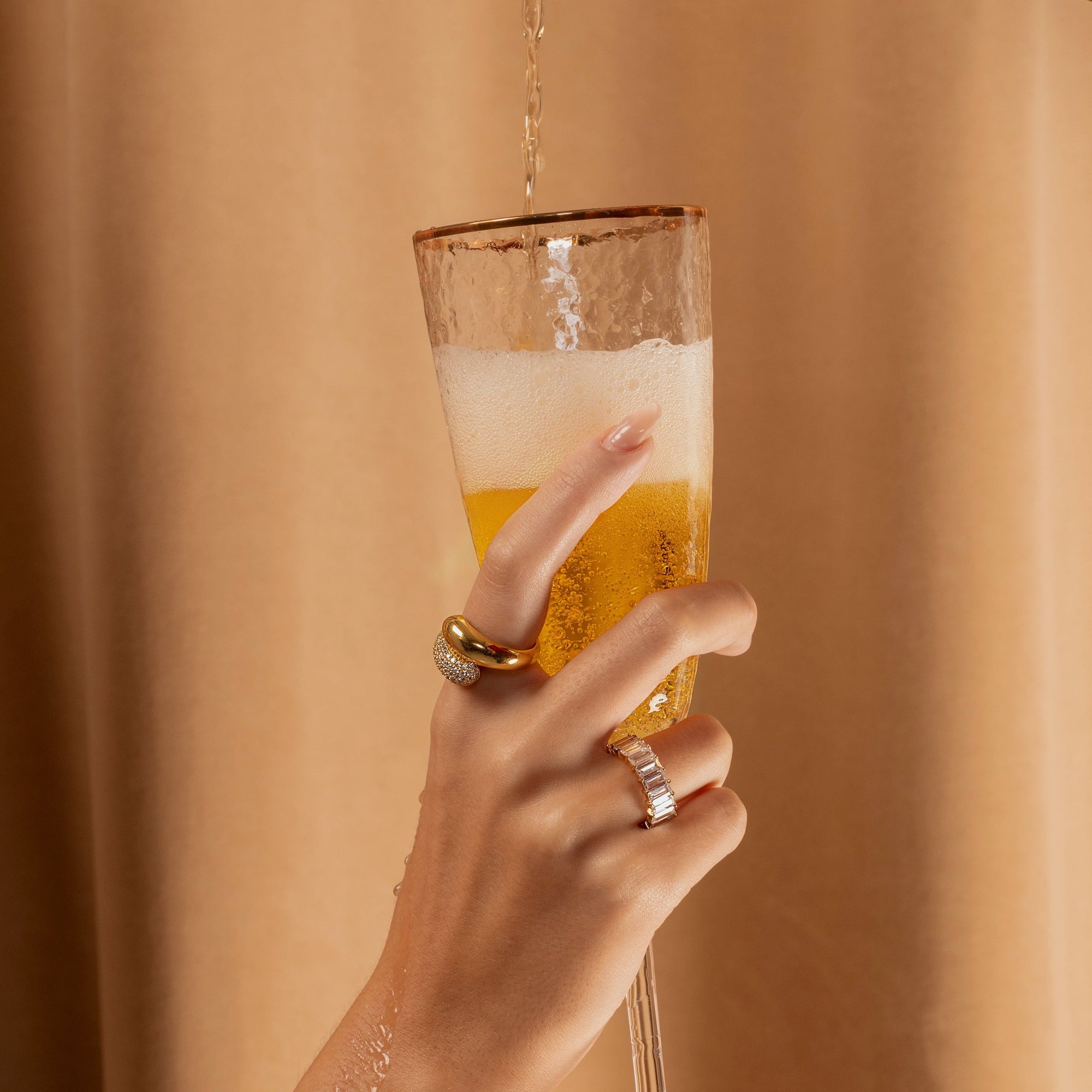 Fede Eternity Baguette CZ Oro