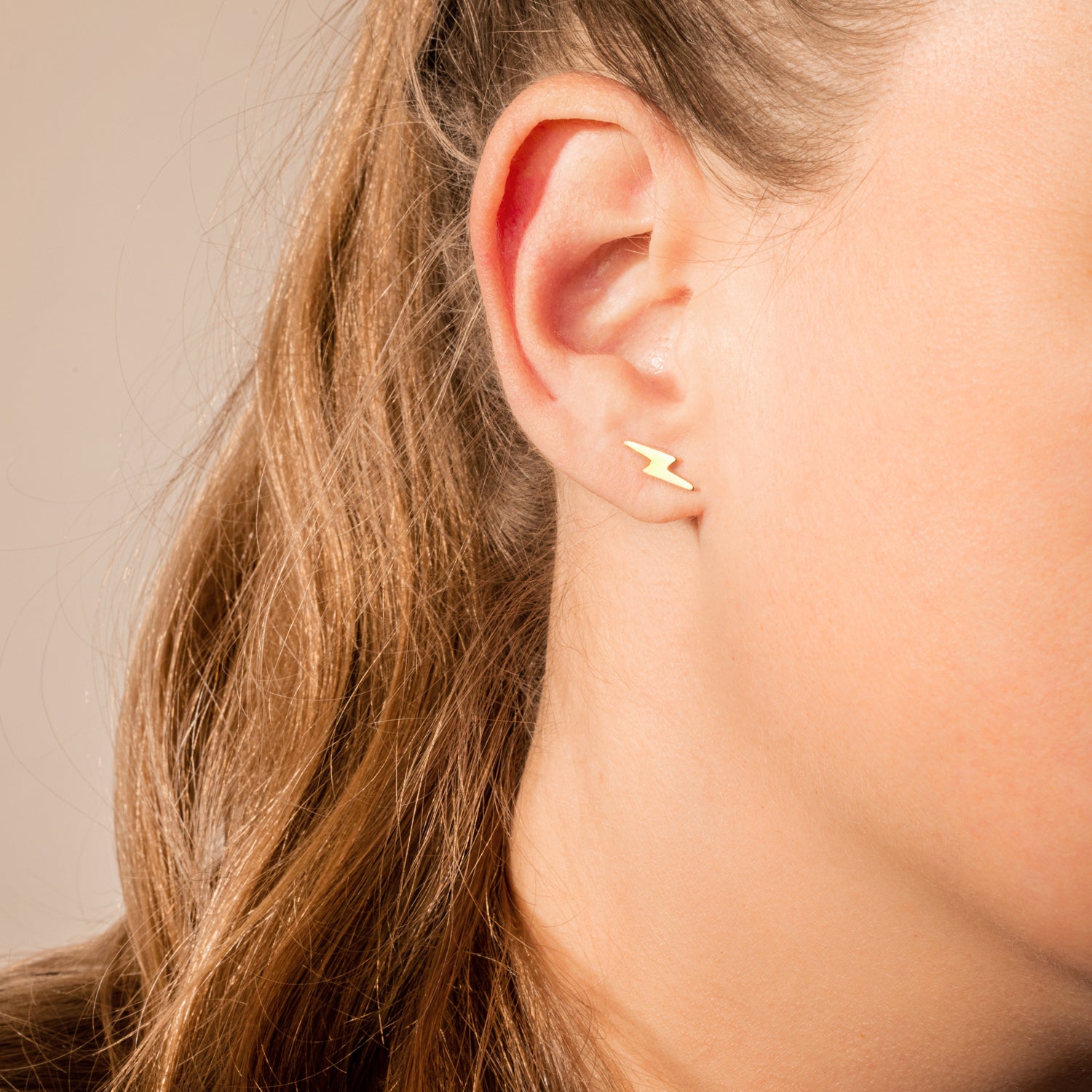 Lightning Bolt Stud Earrings J CO Jewellery
