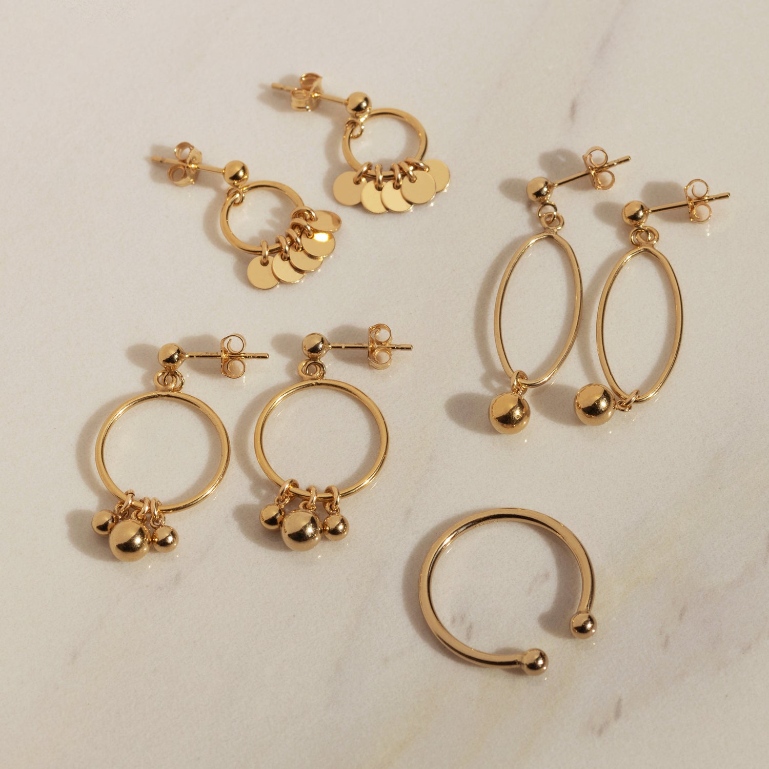 Open Ball Hook Earrings – J&CO Jewellery