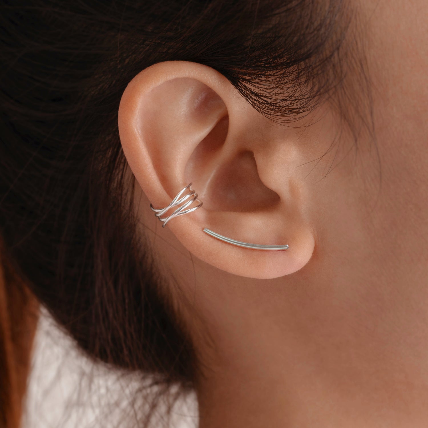 Chic Curve Bar Ear Climber – J&CO Jewellery