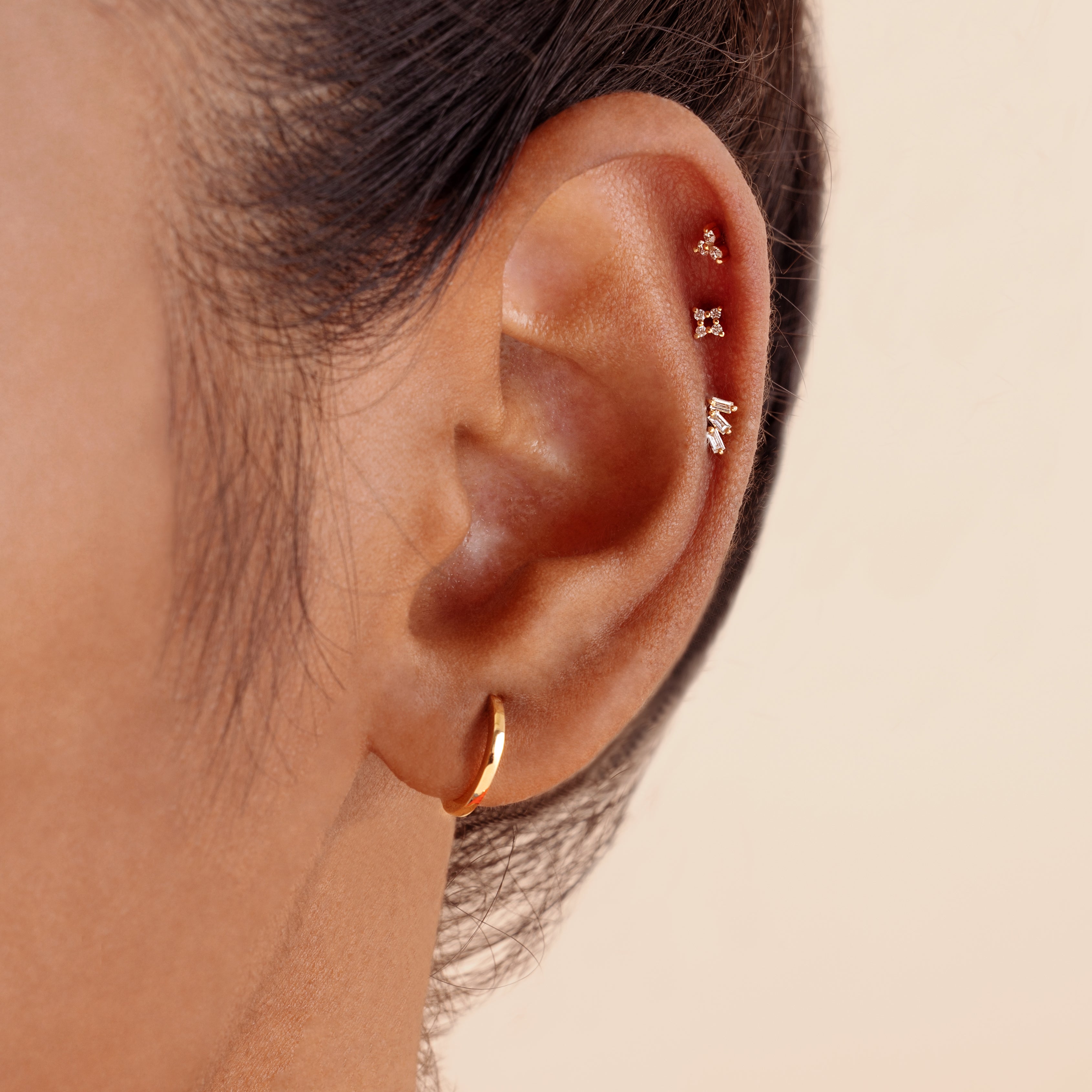 8mm 14k gold hoop earrings on sale