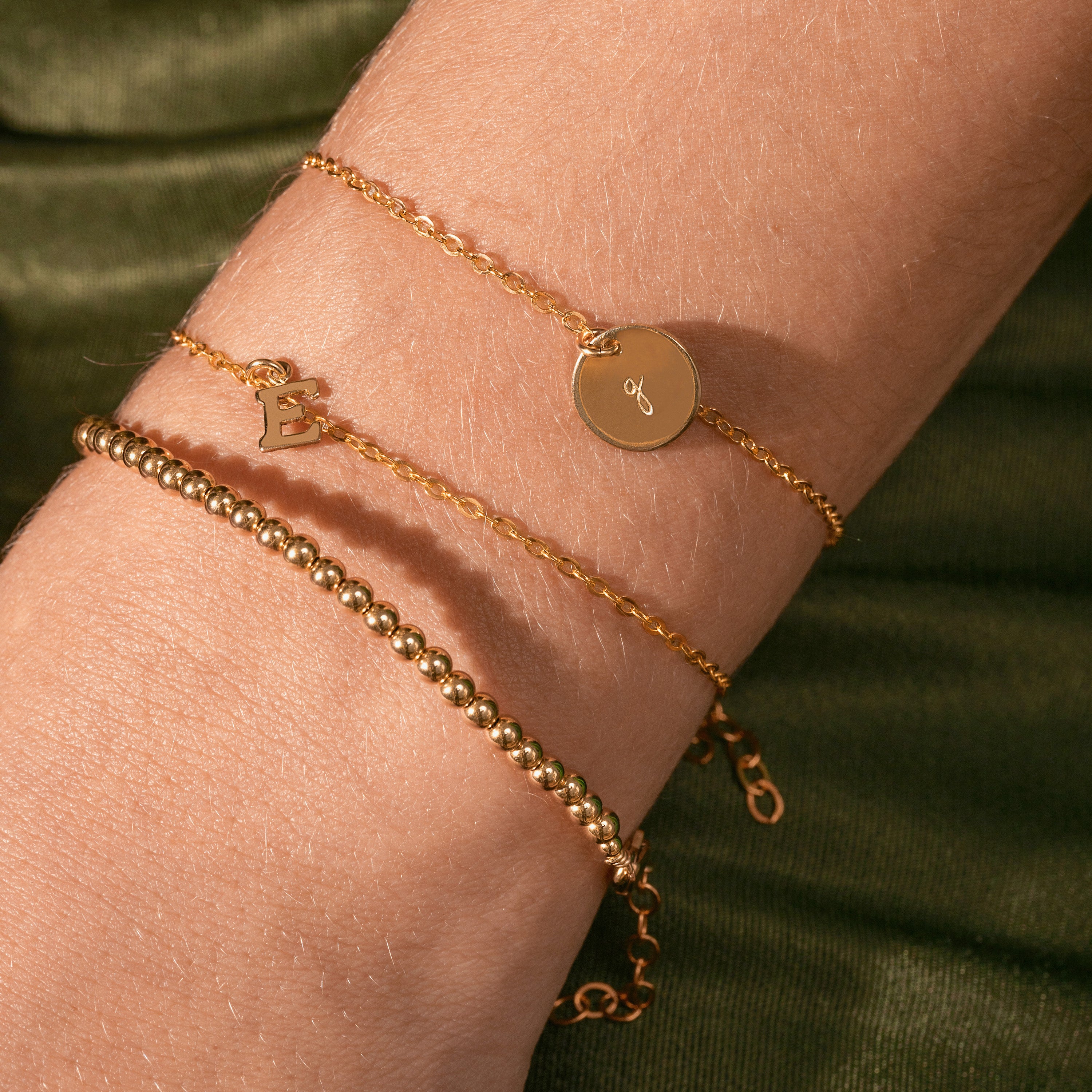 Personalised disc bracelet discount