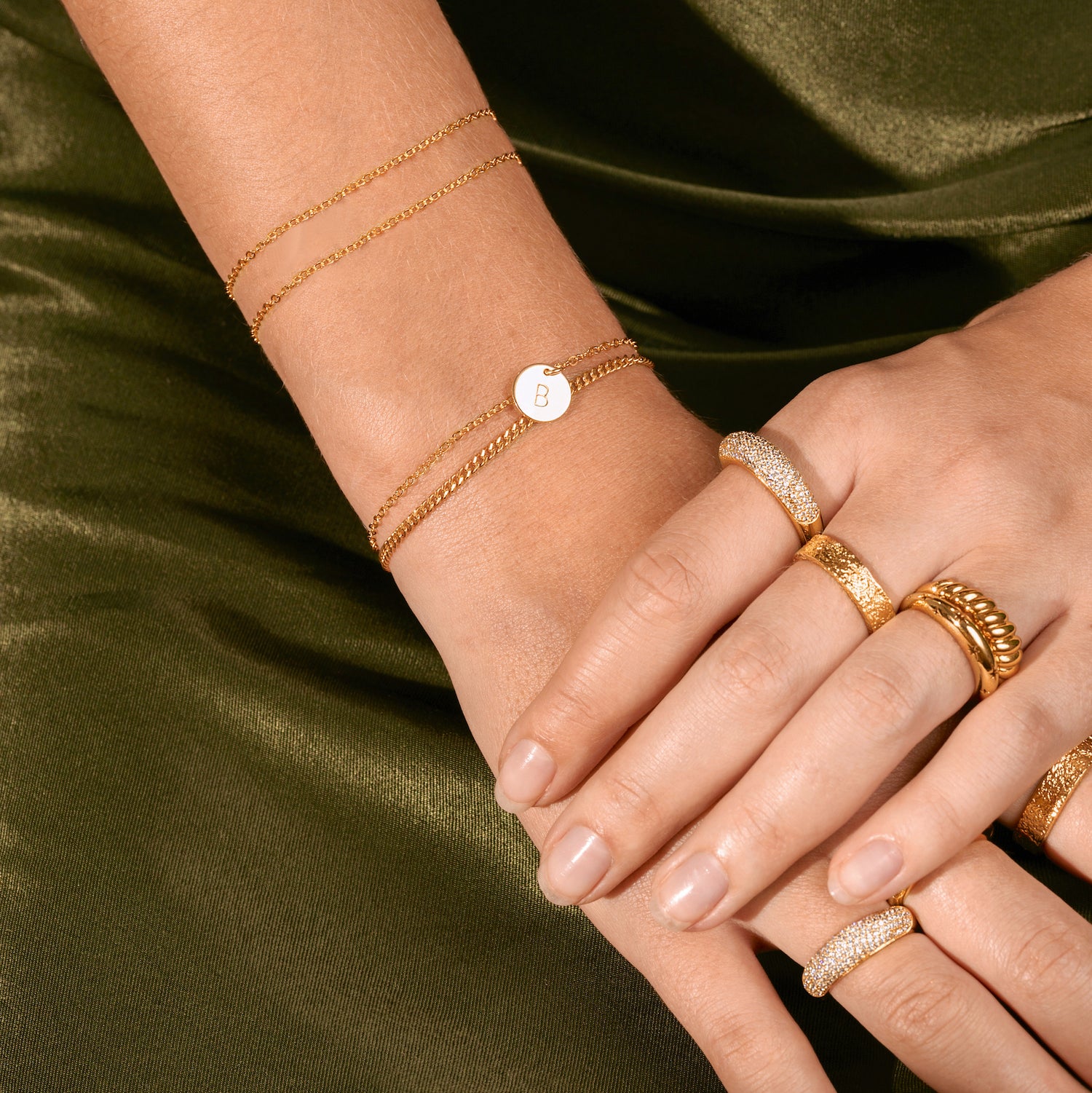 Personalized Disc Bracelet