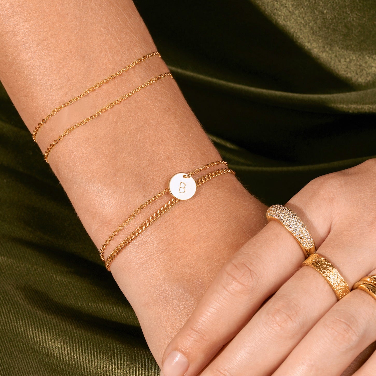 Gelang Cakram Personalisasi