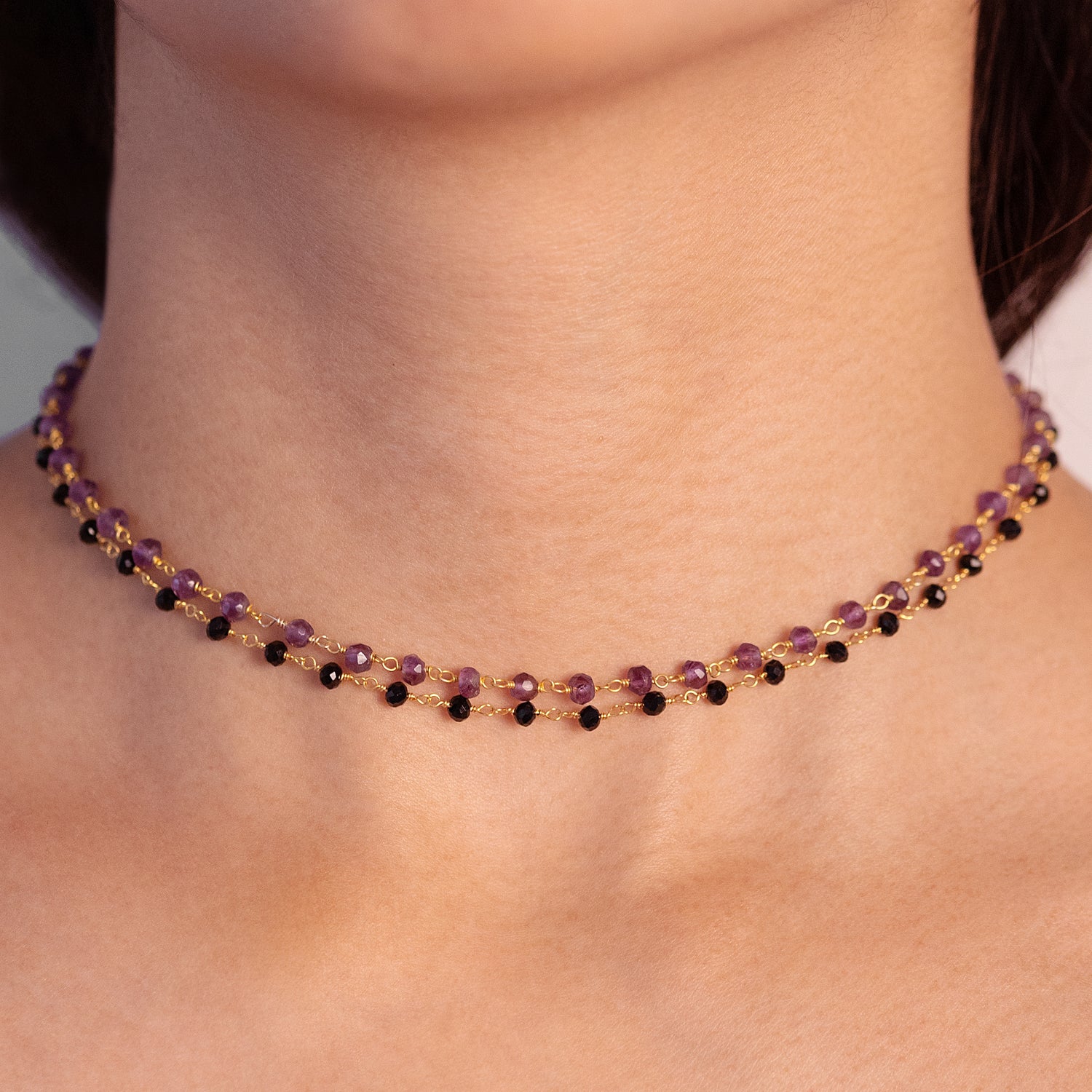 Black Spinel Choker