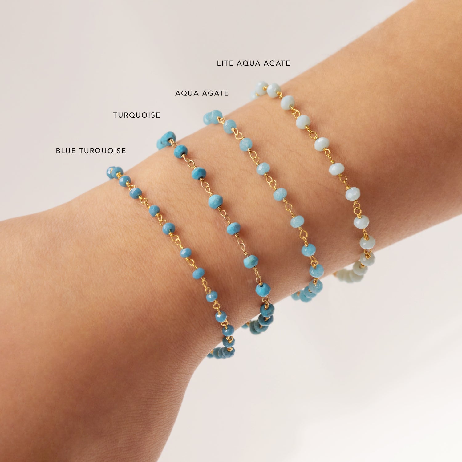 Our Lady of Guadalupe Turquoise Double Rosary Bracelet – GraceMary